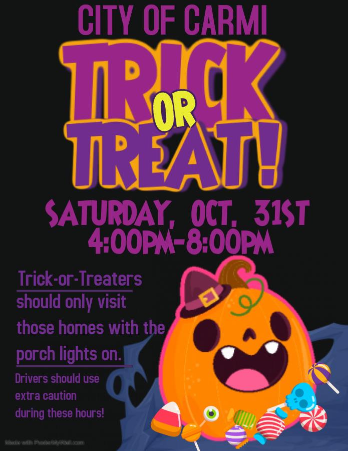 City of Carmi Trick-or-Treat Hours Announced – WRUL-FM